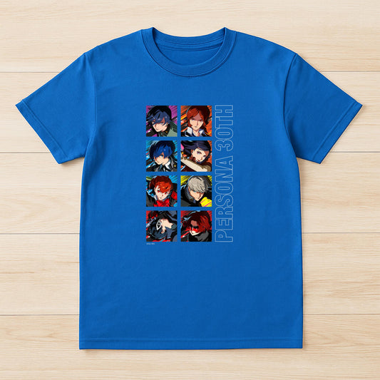 ATLUS Persona 30th_ Protagonist Series Legacy Stack T-Shirt