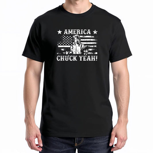 America Chuck Yeah Funny Patriotic USA Chuck for Men Women T-Shirt v1