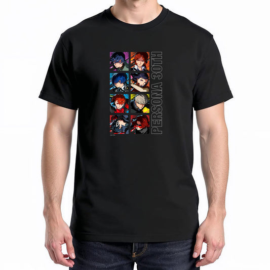 ATLUS Persona 30th_ Protagonist Series Legacy Stack T-Shirt