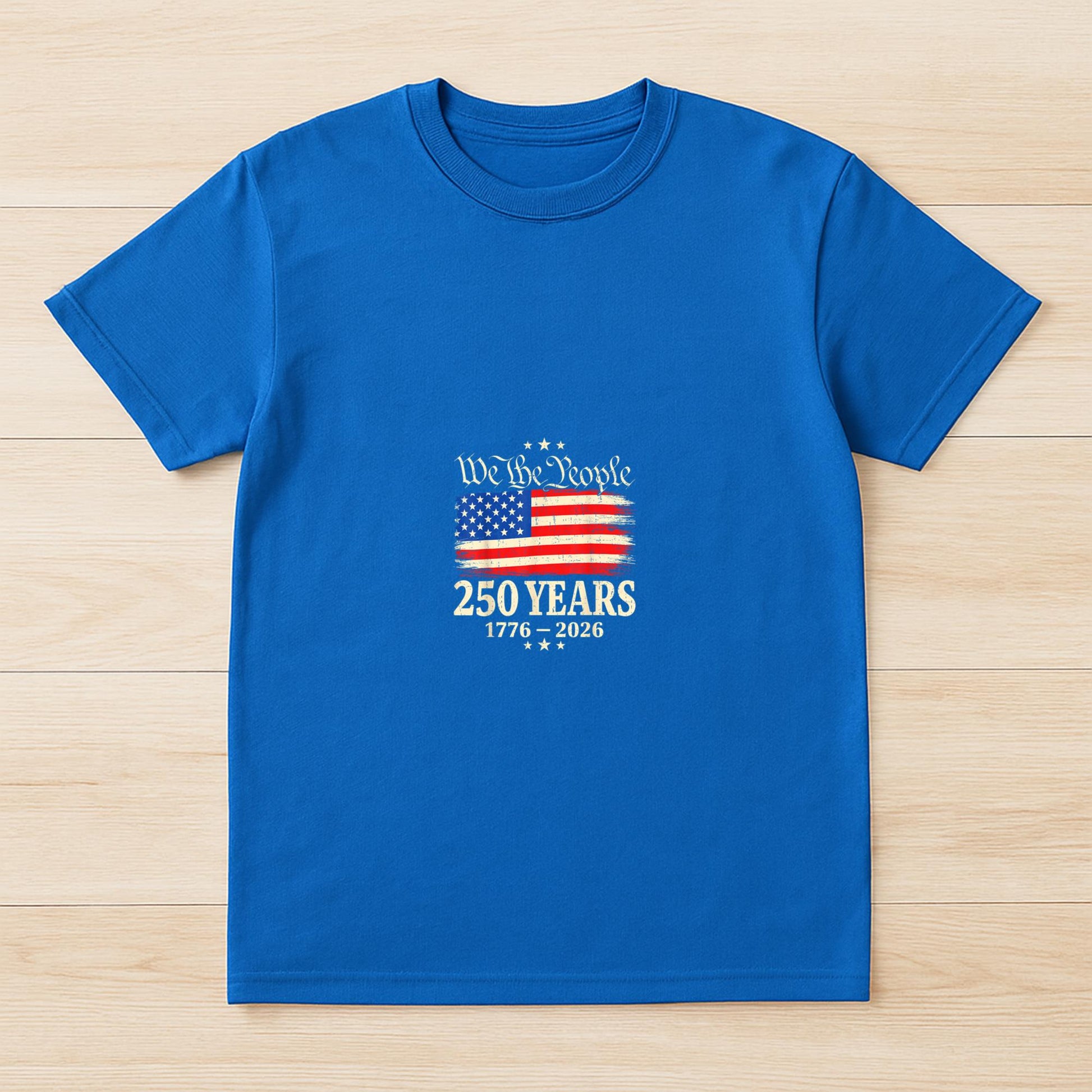 Flag Vintage 250 Years American 1776 2026 250th USA Birthday T-Shirt