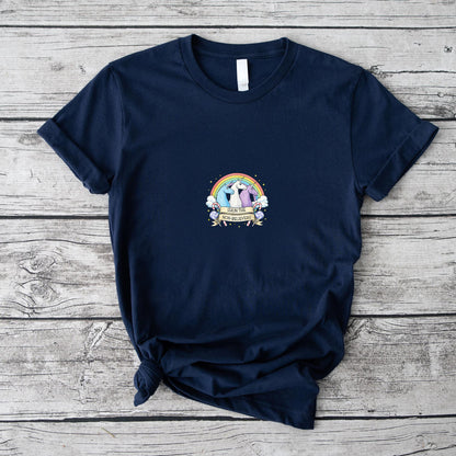 Funny Shun The Non-Believers Unicorn Candy Tee T-Shirt