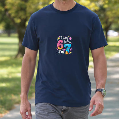 I was 6 Now I'm 7 Year Old Birthday Kids Boys Girls T-Shirt